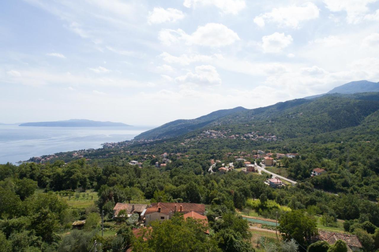 Sea View Apartment With Garden Near Opatija Veprinac Экстерьер фото