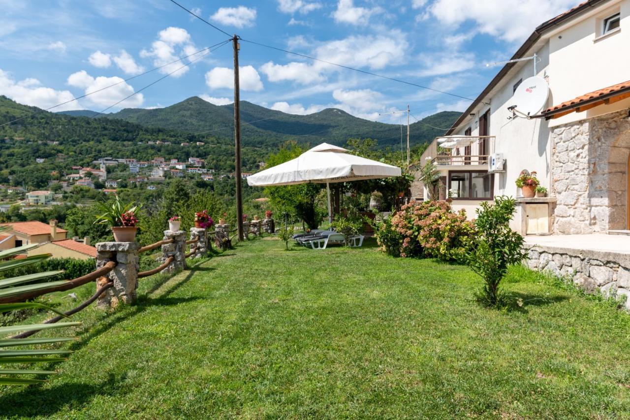 Sea View Apartment With Garden Near Opatija Veprinac Экстерьер фото