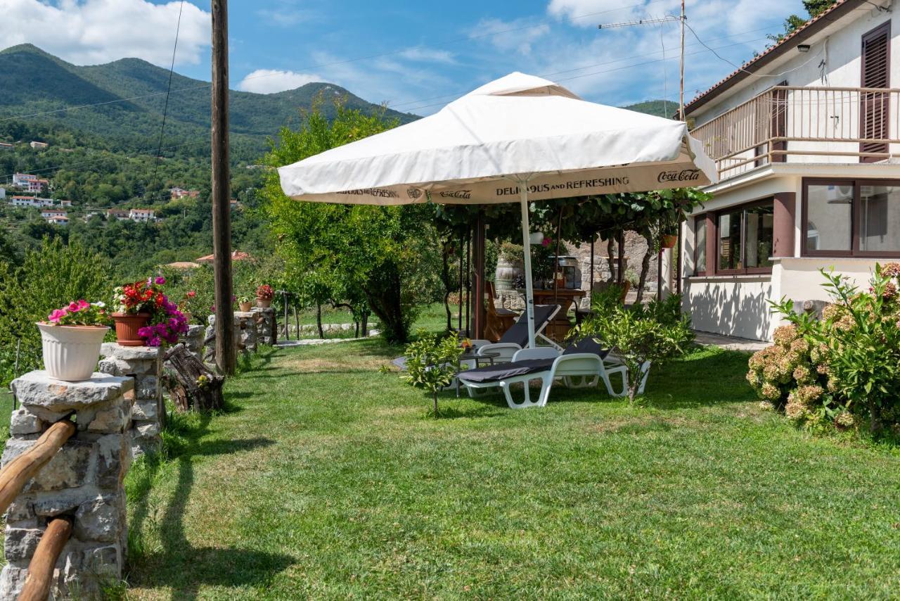 Sea View Apartment With Garden Near Opatija Veprinac Экстерьер фото