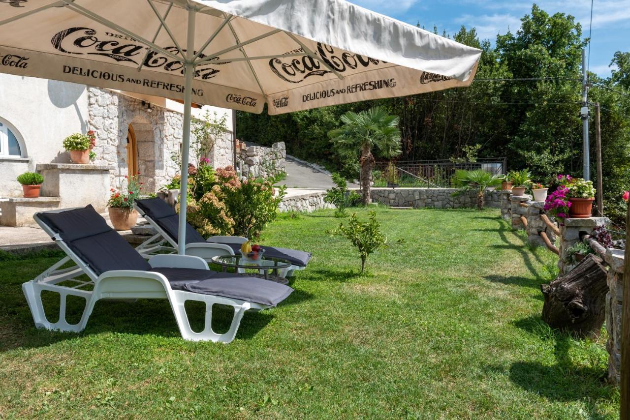 Sea View Apartment With Garden Near Opatija Veprinac Экстерьер фото