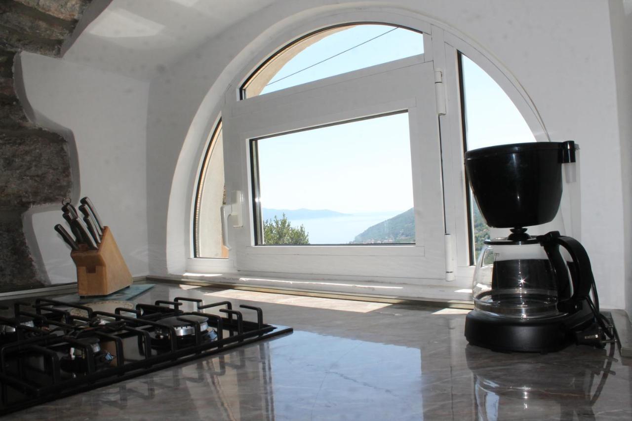 Sea View Apartment With Garden Near Opatija Veprinac Экстерьер фото
