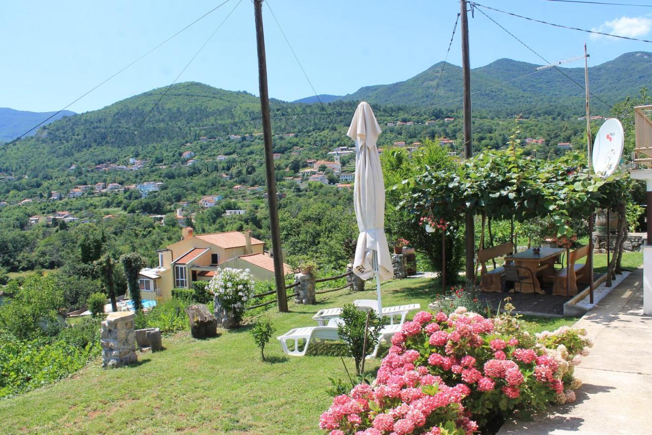 Sea View Apartment With Garden Near Opatija Veprinac Экстерьер фото